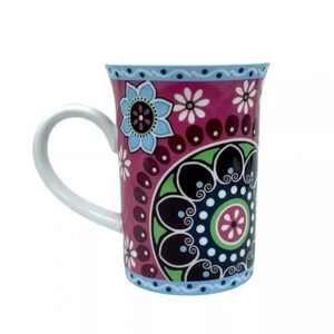 VERA‎ BRADLEY Cupcakes Pattern Pink 4" Coffee Mug for Barnes & Noble 10 Oz